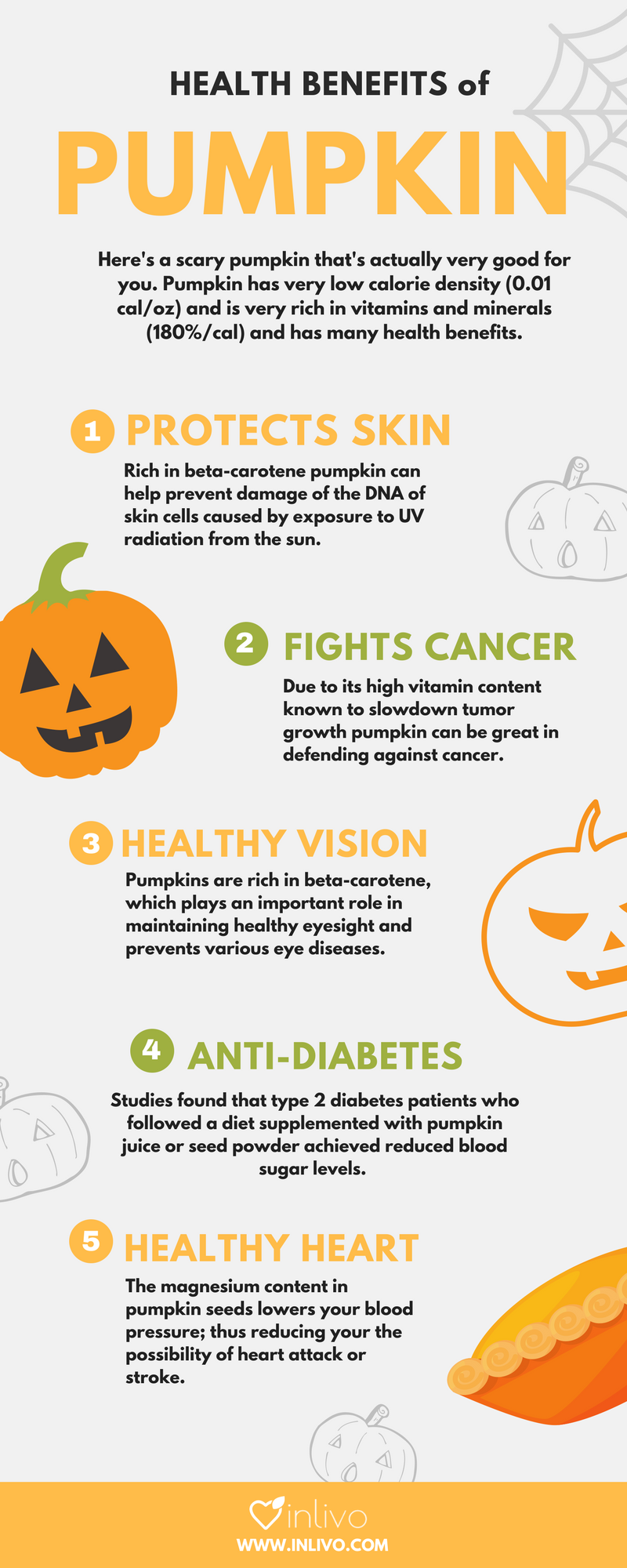  Health Benefits of Pumpkin (Halloween Infographic)