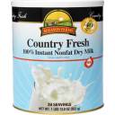 Augason Farms Emergency Food Country Fresh 100% Instant Nonfat Dry Milk, 29 oz