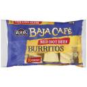 Baja Cafe Red Hot Beef Burritos, 8ct