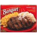 Banquet: Gravy And Salisbury Steak w/Mashed Potatoes And Corn Meal, 9.5 Oz