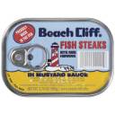 Beach Cliff Bite Size Herring Fish Steaks In Mustard Sauce, 3.75 oz