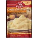 Betty Crocker: Cheddar & Sour Cream Made w/100% Real Mashed/Seasoned w/Cheese/Sour Cream & Natural Flavors Potatoes, 3.3 Oz