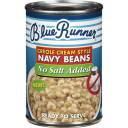 Blue Runner Creole Cream Style No Salt Added Navy Beans, 16 oz