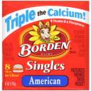 Borden Singles American Cheese, 8 ct