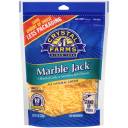 Crystal Farms Finely Shredded Marble Jack Cheese, 8 oz