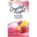 Crystal Light On The Go Raspberry Lemonade Sugar Free Soft Drink Mix, 10ct