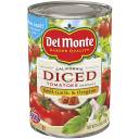 Del Monte: Diced  w/Basil Garlic & Oregano Tomatoes, 14.5 Oz