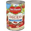 Del Monte: Diced No Salt Added Tomatoes, 14.5 Oz