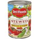 Del Monte: Stewed Italian Recipe w/Basil Garlic & Oregano Tomatoes, 14.5 Oz