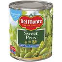 Del Monte: Sweet No Salt Added Peas, 8.5 Oz