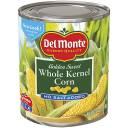 Del Monte: Whole Kernel Golden Sweet No Salt Added Corn, 8.75 Oz