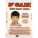 D'Gari Peach Gelatin Dessert, 5 oz