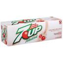 Diet 7 Up Cherry Soda, 12 oz, 12pk