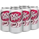 Diet Dr Pepper Soda, 12 fl oz, 6-Pack