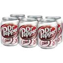 Diet Dr Pepper Soda, 8 oz, 6pk