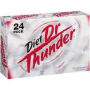 Diet Dr Thunder Soda, 12 fl oz, 24 pack