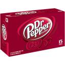 Dr Pepper Soda, 12 fl oz, 15 pack