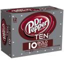 Dr Pepper TEN Calorie Soda, 12 fl oz, 12 pack