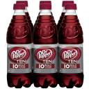 Dr Pepper TEN Soda, 0.5 l, 6 pack