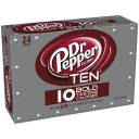 Dr Pepper TEN Soda, 12 fl oz, 24 pack