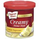 Duncan Hines Creamy Home-Style Lemon Supreme Premium Frosting, 16 oz