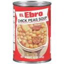 El Ebro Chick Peas Soup with Rind-On-Bacon, Chorizo And Ground Smoked Pork, 15 oz