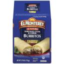 El Monterey All Natural Shredded Steak & Cheese Burritos, 3.75lb, 12ct