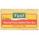 Field Pasteurized Process American Cheese Slices, 72ct