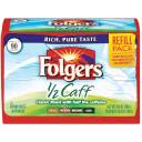 Folgers 1/2 Caff Medium Ground Coffee Refill Pack, 10.8 oz