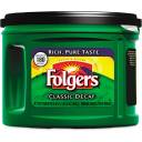 Folgers Coffee, Classic Roast Decaffeinated, Ground, 22.6 oz. Can