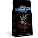 Ghirardelli Intense Dark Midnight Reverie 86% Cacao Singles Bag, 4.12 oz