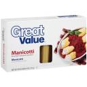 Great Value:  Manicotti, 8 oz