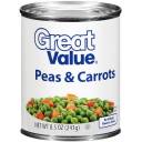 Great Value:  Peas & Carrots, 8.5 Oz