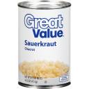 Great Value:  Sauerkraut, 14.5 oz