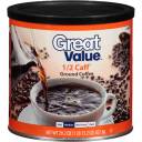 Great Value 1/2 Caff Ground Coffee, 29.2 oz