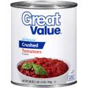 Great Value: All Natural Crushed Tomatoes, 28 oz