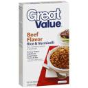 Great Value: Beef Flavor Rice & Vermicelli, 6.8 oz