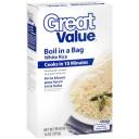 Great Value: Boil In A Bag White Rice, 14 oz