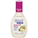 Great Value: Buttermilk Ranch Dressing, 16 Oz