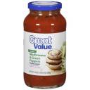 Great Value Chunky Mushrooms & Green Peppers Pasta Sauce, 24 oz