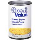 Great Value: Cream Style Sweet Corn, 14.75 oz