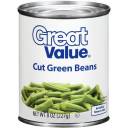 Great Value: Cut Green Beans, 8 oz