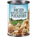 Great Value Diced Skin-On Yellow Potatoes, 15 oz