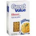 Great Value: Elbow Macaroni Enriched Macaroni Product, 3 Lb