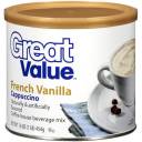 Great Value: French Vanilla Cappuccino, 16 oz