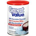 Great Value: Milk Chocolate Flavored Hot Cocoa With Marshmallows Mix, 20 Oz