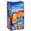 Great Value Penguins Cheddar Baked Snack Crackers, 0.9 oz, 12 count