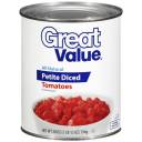 Great Value: Petite Diced Tomatoes, 28 Oz