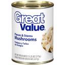 Great Value Pieces & Stems Mushrooms, 13.25 oz