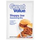 Great Value: Sloppy Joe Seasoning Mix, 1.31 oz